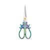 1 Piece Stainless Steel Embroidered Scissors Retro Sharp Pointed Tip Professional Sewing Scissors for Cutting Thread