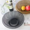 Nordic-Iron Fruit Storage Drain Basket Coffee Table Fruit Plate Hollow Out Bowls