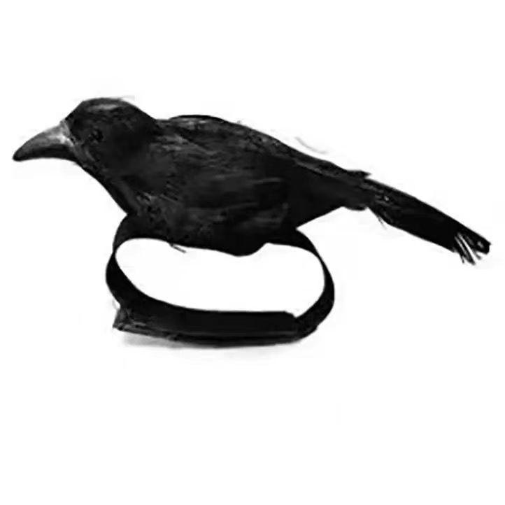 Exaggerated Black Crow Feather Headband - Halloween Ghost Festival Costume Accessory стиль 1