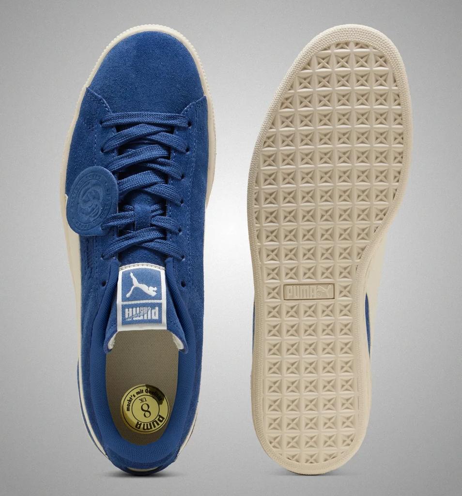 408464-02 Puma Suede Charles F Stead "Royal Sapphire/Alpine Snow" (Men's)