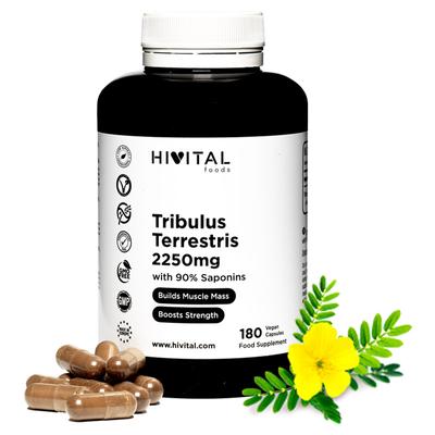 Tribulus Terrestris 2250 mg | 180 kapsułek wegańskich