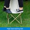 Travel Ultralight Folding Chair Strong Load Bearing Outdoor Camping Chair Portable Beach Chair Hiking Picnic Seat Tool