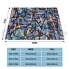 Abstract American Grafitti Art Design Blanket For Sofa Bed Travel Grafitti Banksy Street Art Graffiti Street