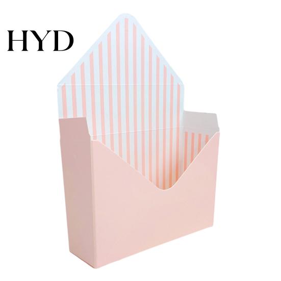 Elegant Flower Packaging Valentine's Day Floral Envelope Box Florist Bouquet Wrapping Paper Gift Bag Small Folding Envelop for Mother's Wedding