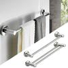 30cm Držák na ručníky Nerezový věšák na ručníky Prodloužený Zesílený Jednoduchý Dvojitý Tyčový Koupelnový Hotelový Nástěnný Držák Toallero