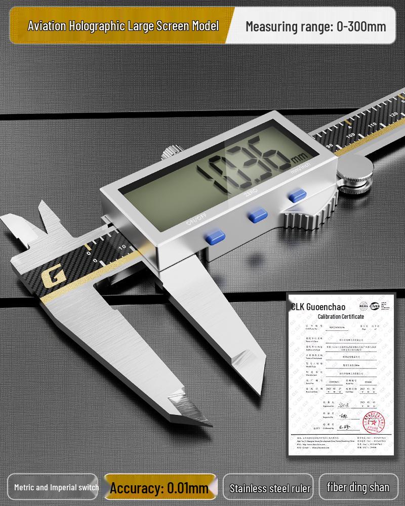 High-Precision Digital Vernier Caliper for Industrial and Jewelry Use