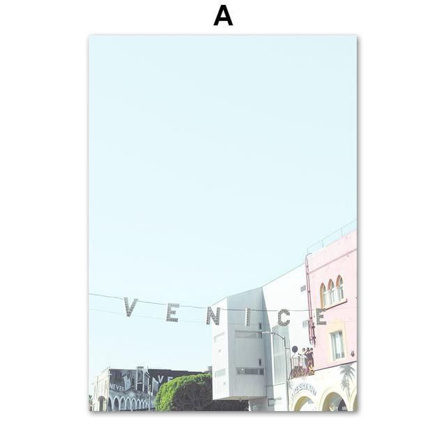 

Девушка кокосовая пальма Ван доска для серфинга Фламинго настенная живопись на холсте постеры на скандинавскую тему и принты настенные панно для декора гостиной 21cm×30cm NoFrame