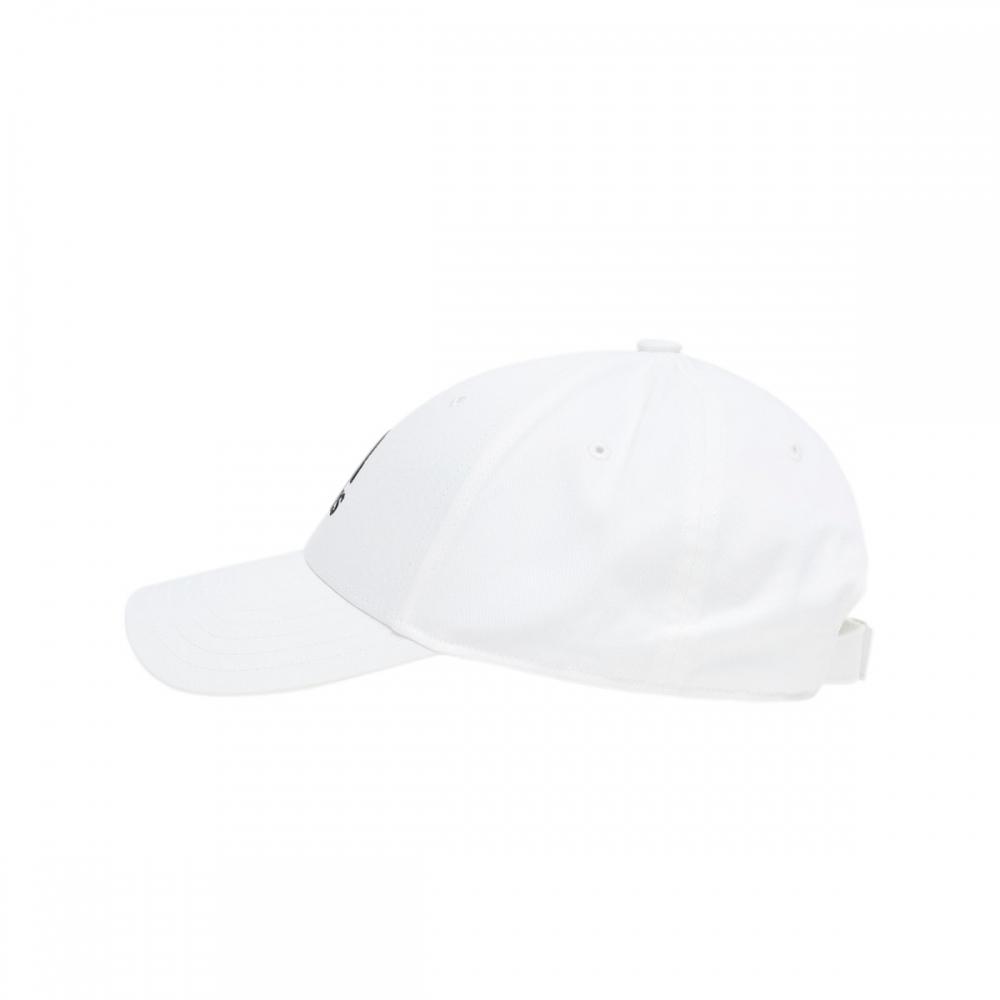 Adidas Cotton Twill Baseball Cap Ib3243 White Black