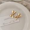 1/2/4Pcs Elegant Cute Golden Silver Bow Hairpins Mini Fashion Hair Clip Women Daily Hair Decor Ornaments