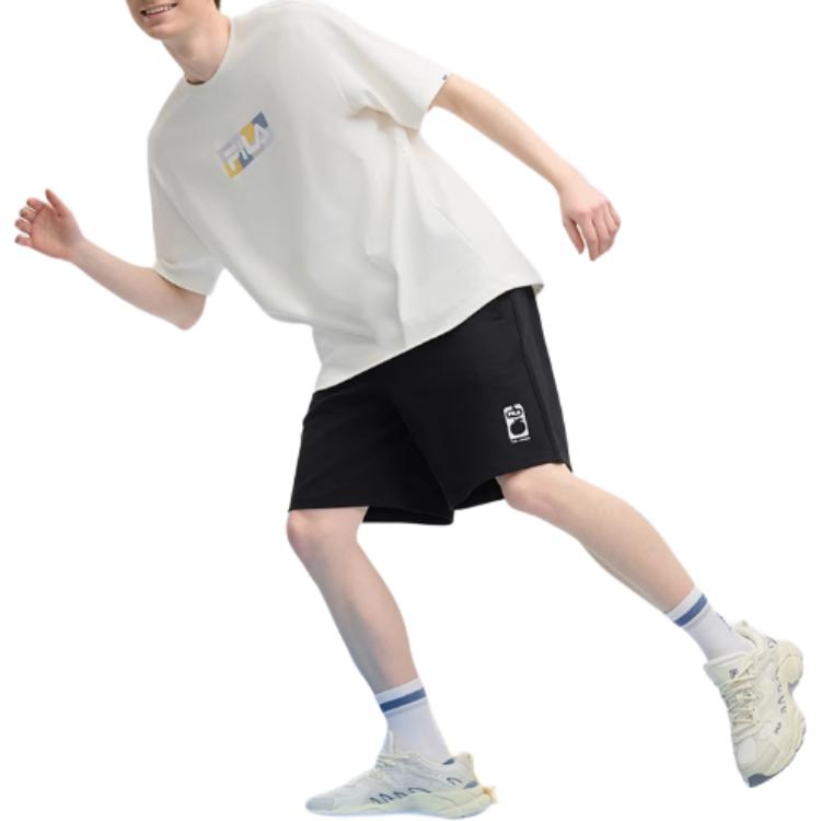 Fila Original Casual Fashion Simple Versatile Short Sleeve T-Shirt Unisex Tops Cloud-White F51M529110F-WT