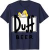 Homer Simpson Relaxing T-Shirt Inspired by Duff Beer