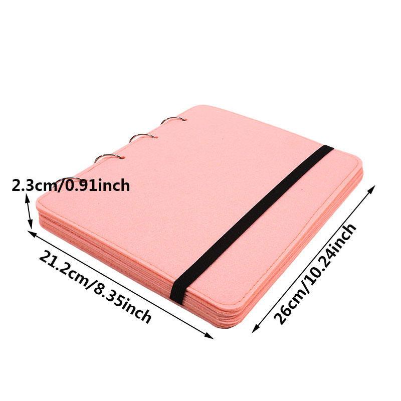 DIY Felt Pin Brooch Display Booklet Metal Badge Organizer Souvenir Charm Collection Storage Album for Home Decor