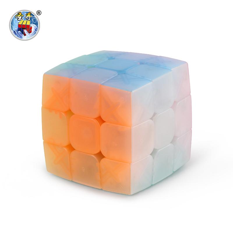 Sengso Jelly Color Cute Cube 2X2 3X3 4X4 5X5 Magic Cubo Profession Puzzle High Quality Kid'S Fidget Toys