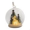 LED Christmas Balls Hanging Ornaments Glowing Glass Ball for Theme Party Holiday Wedding Decoration