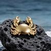 Retro Ocean Crab Animal Metal Brooch Fashion Shaped Lapel Pin 1Pcs Durable Decor for Daily Wear Party Costume Friend Gift