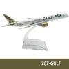 16CM Diecast Alloy 737 747 757 777 787 Airplane Model Toy Plane Collected Gift Series for Collectible Display