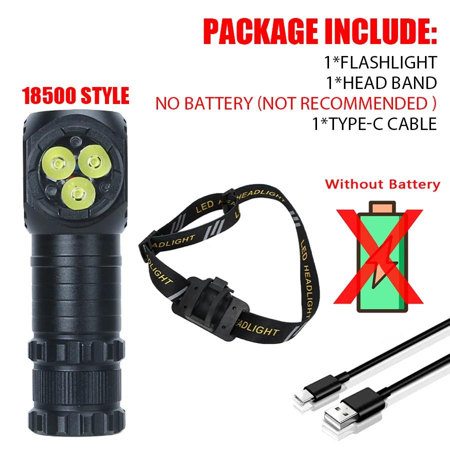 

Мощный светодиодный налобный фонарь 1300 лм 7 режимов освещения Перезаряжаемый налобный фонарь Головной фонарь с магнитным хвостом Кемпинговый фонарь для рыбалки