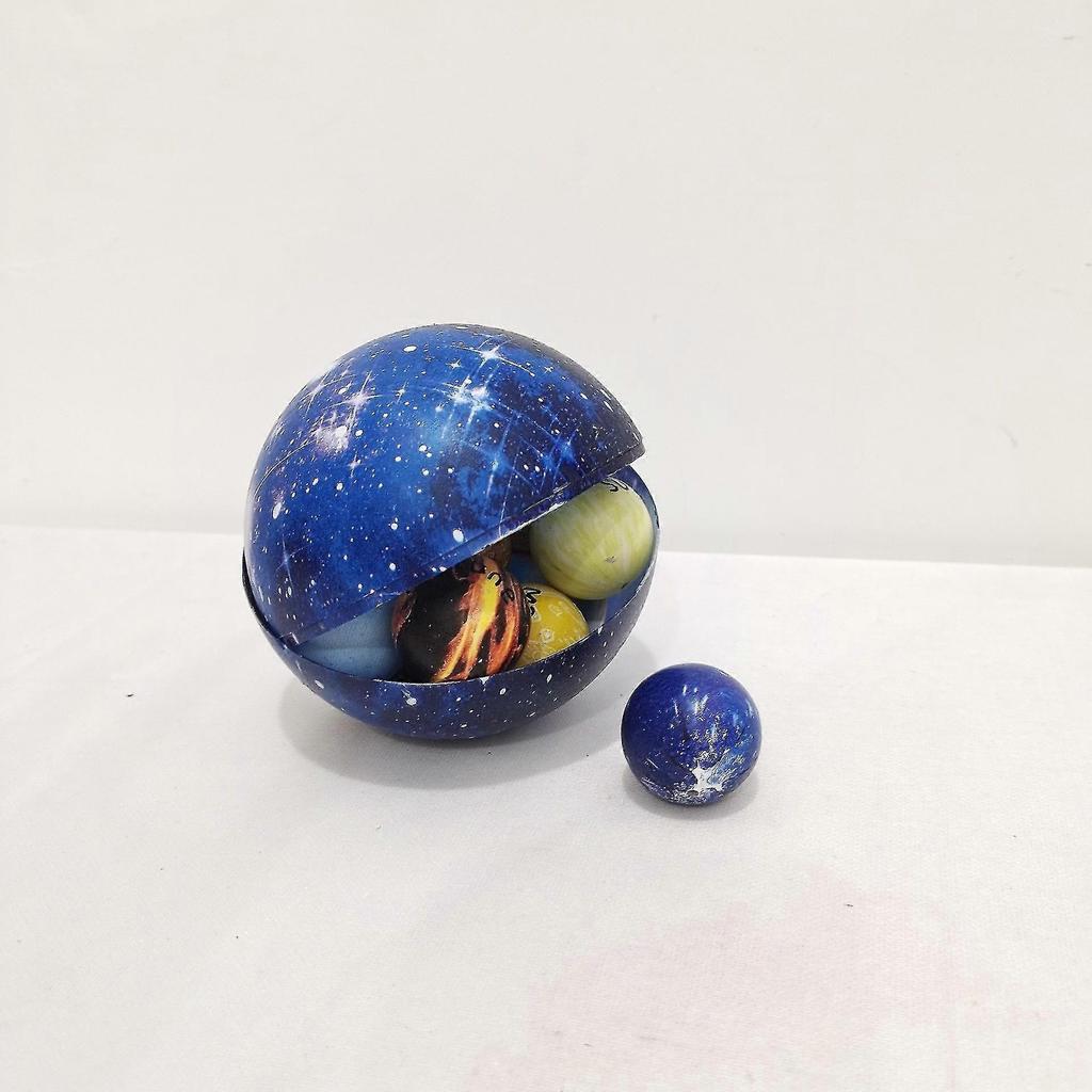 Solar System Cosmos Planet Set Resin Ornaments Kids Learning Game Toys