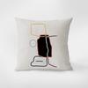 Minimalist Illustration Style Decorative Pillowcase Bedroom Living Room Square Cushion Pillowcase
