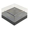 Professional Manicure Tool Storage Case 100 Slot Clear Lid Organizer Nail Drill Bits Accessories for Women and Men