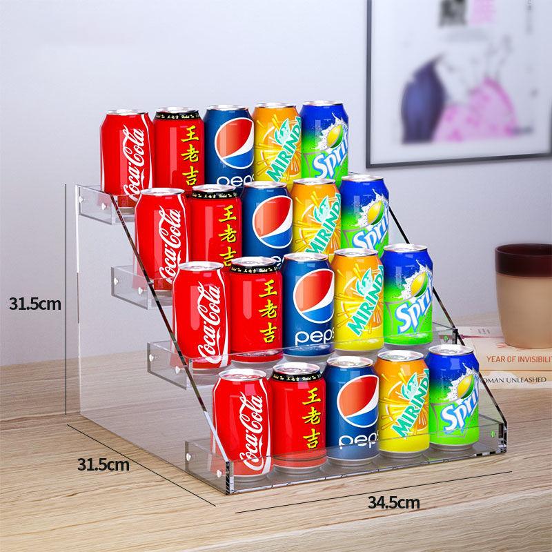 Clear Acrylic Supermarket Convenience Store Table Counter Cigarette Shelf Display Chewing Gum Rack Drink Snacks Display Stand