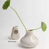 3D Miniature Flower Vase Fridge Sticker White Porcelain Mini Vase Refrigerator Patch  Kitchen Decor