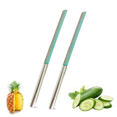 Couteau à Coupe Rapide RSINC à Manche en Acier | Hachage de Légumes de Cuisine | Outils Culinaire pour Trancher et Couper en Dés Sans Effort (Couleur assortie)