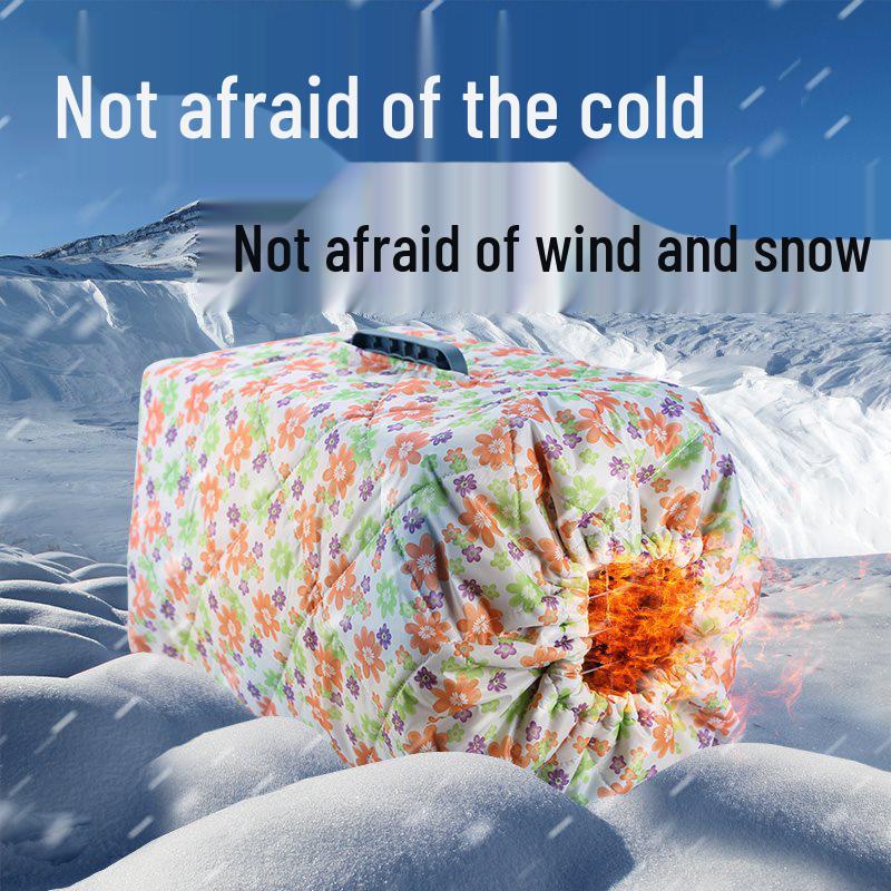 Pet Airline Carrier Insulated Cover: Windproof, Rainproof, Thickened Warm Cover for Cats and Dogs 1 unit - For 48*32*30 carrier