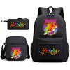 Poppy's Game Time Starry Sky Elementary School Bag Nightmare Animal Large Capacity Backpack Three-piece Set