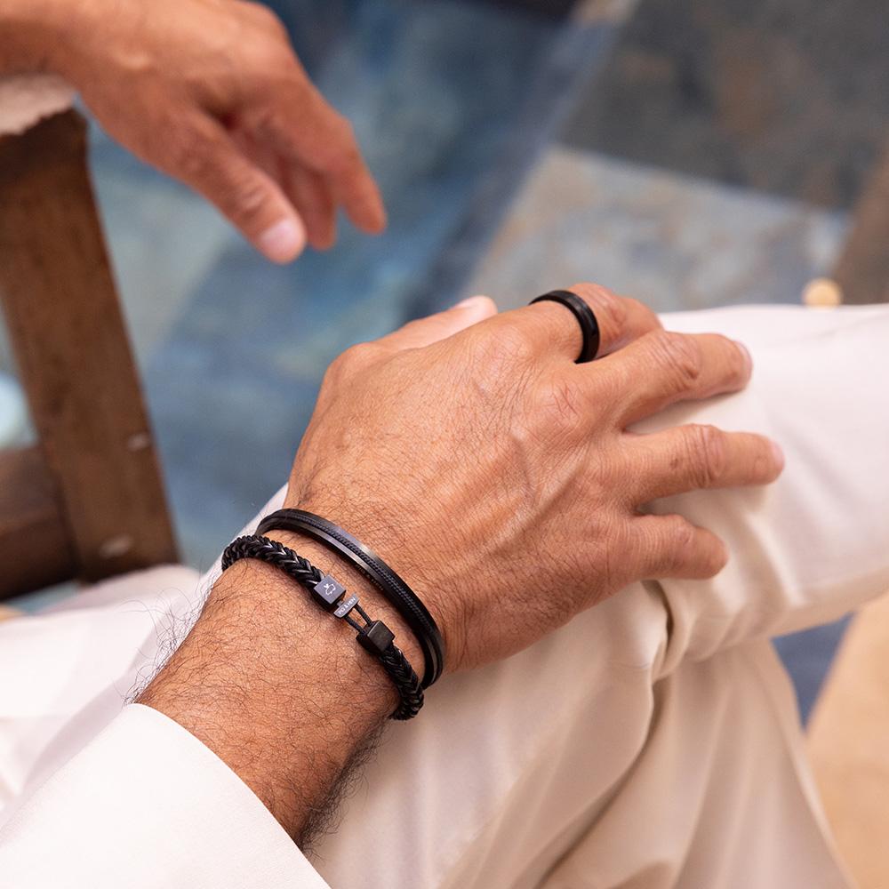 Pig&Hen Navak 6 Bracelet - Black X Black