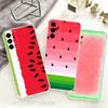 Fruit Watermelon Phone Case For Samsung S24,S25,S30,S23,S21,S22,S20,S10,5G,FE,lite,PIus,Ultra Clear Transparent Cover