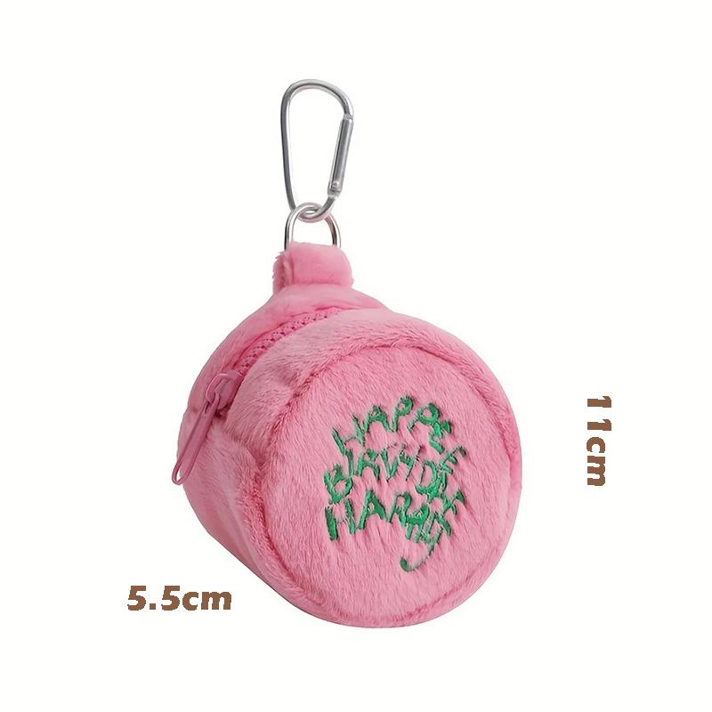 

Розовый мини-кошелек для монет Potters, сумка для хранения шнура для наушников, Kawaii Spot, милый плюшевый кошелек Harries, портативный кошелек, сумка для монет, сумка для торта L