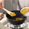 Mini Olla de Hierro Cocina de Inducción Wok Doméstico Gas Wok Especial Sartén de Fondo Plano Antiadherente Sin Recubrimiento