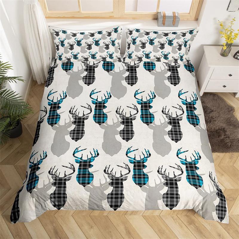 Christmas Duvet Cover Single Queen Santa Claus Bedding Set Microfiber Mermaid Tail Comforter Cover Christmas Gnome Quilt Cover