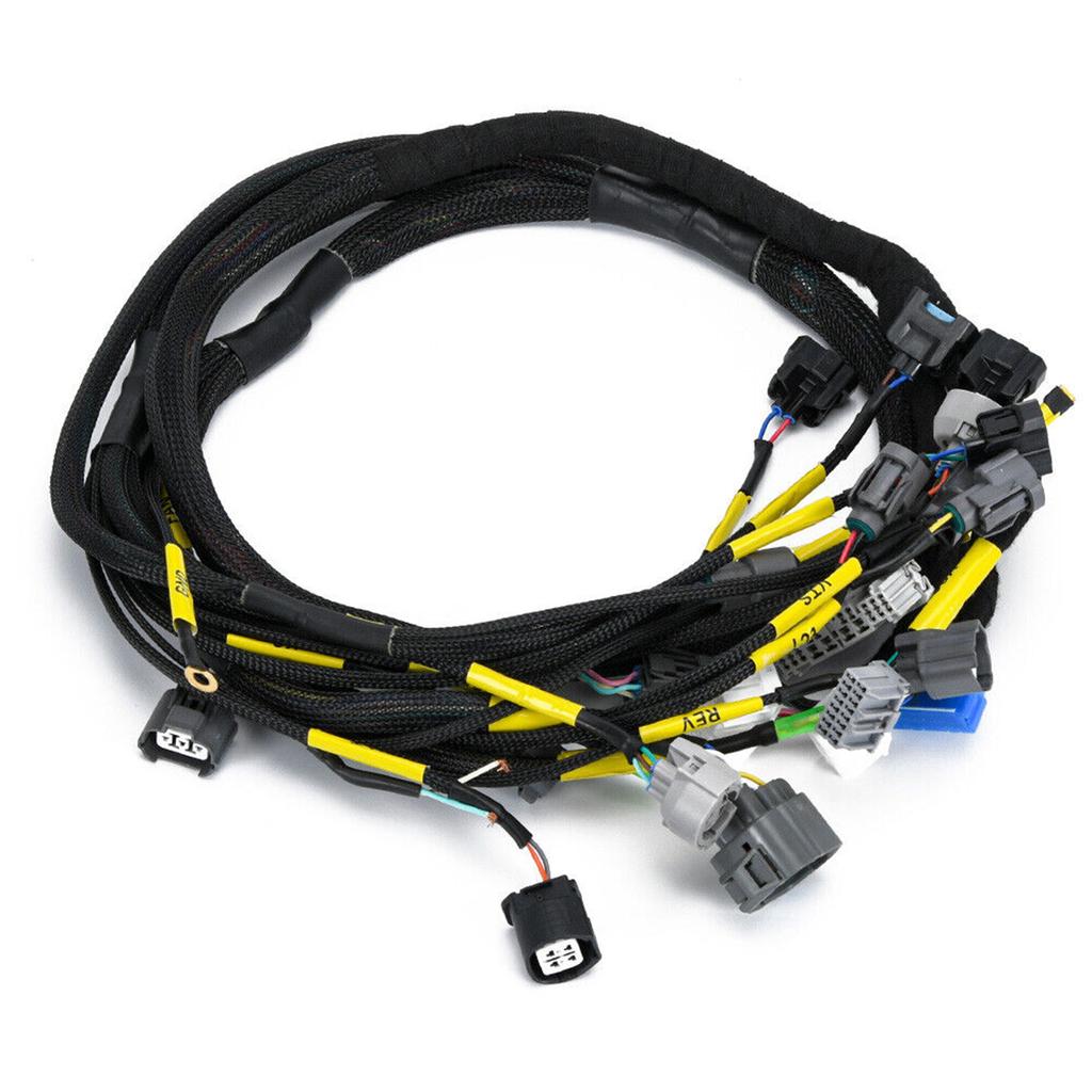 Tucked Engine Harness Compatible-For 92-00 Civic-Integra B16 B18 D16 AP03 CNCHOBD21 EK EG EM Engine Motor Wiring Harness