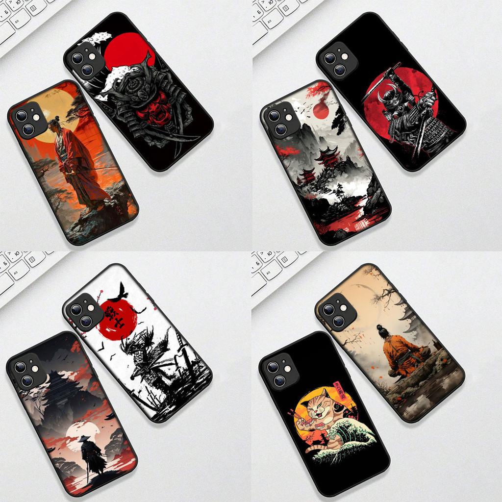 Cover for Xiaomi Redmi Note 13 14 Pro Plus ProPlus 14C 13C Pro+ 5G 4G Casing Silicone Phone Case Bushido Japan Samurai Ninja
