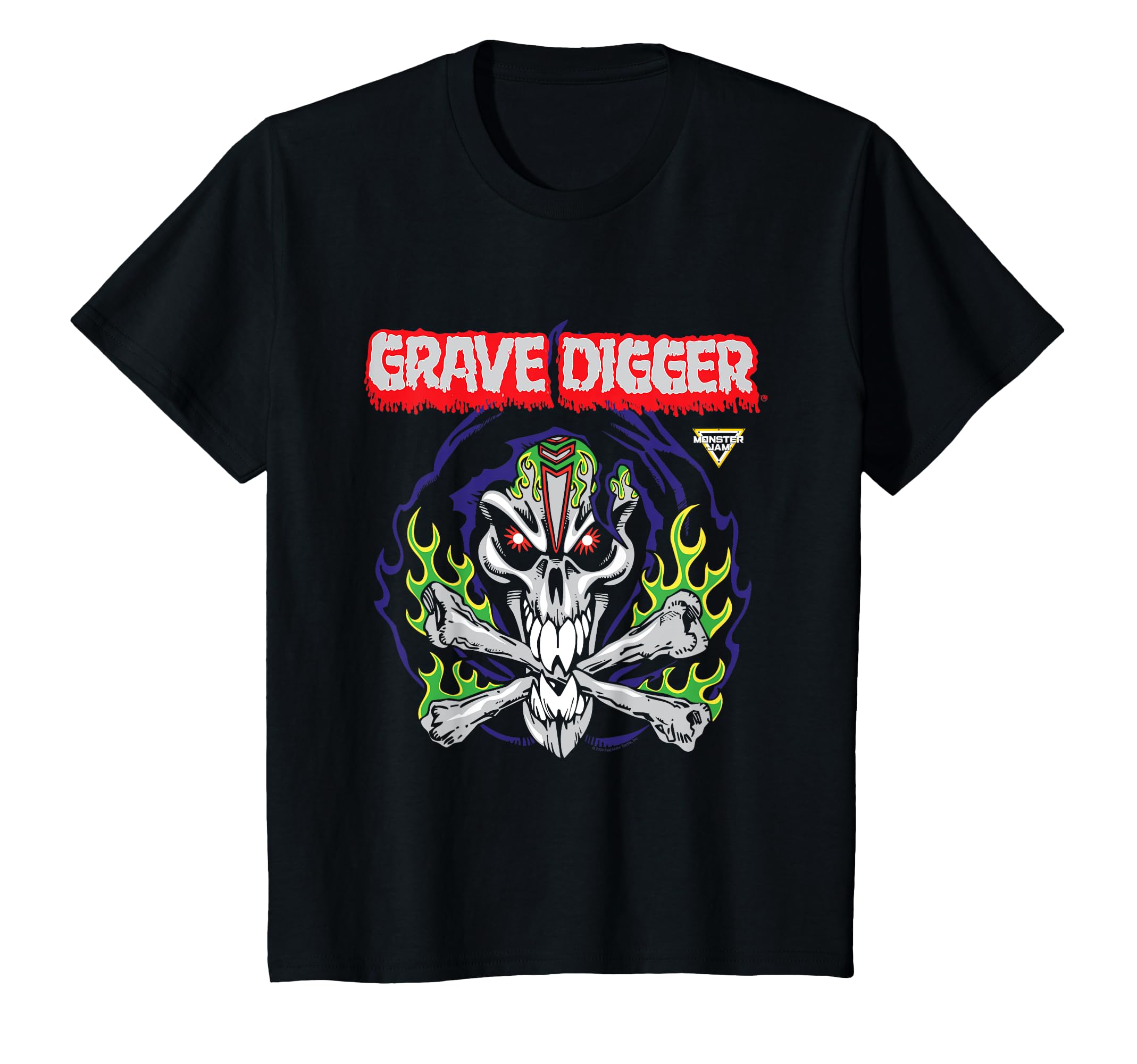 

Kids Monster Jam Grave Digger Grim Reaper T-Shirt