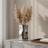 Nordic Flower Vase Luxury Look Modern Wavy Artistic Shape Home Decor for Tabletop, Office