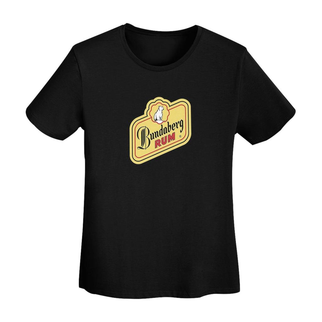 Official Merchandise Of Bundaberg Rum Logo Classic TShirt Women Short Sleeve T Shirts ONeck Clothes Cotton Tees Streetwear