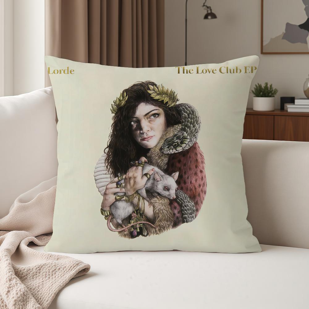 Singer Lorde Virgin Pillow Case Suitable For Bedrooms Living Rooms Cars Home Decoration