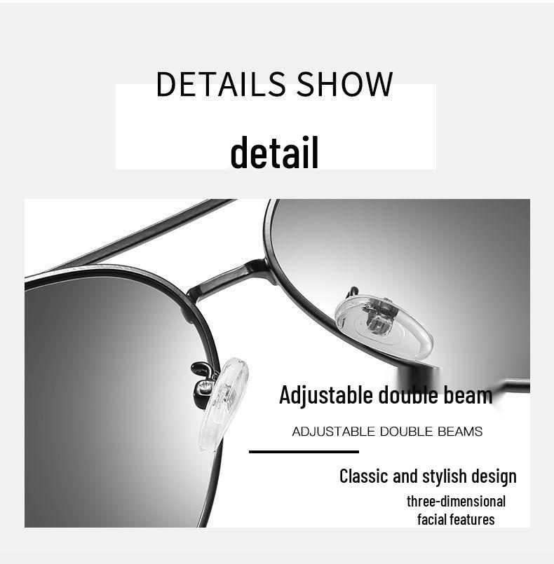 Men's Polarized Photochromic Sunglasses for Day and Night, Driving, and Fishing - Model 5183