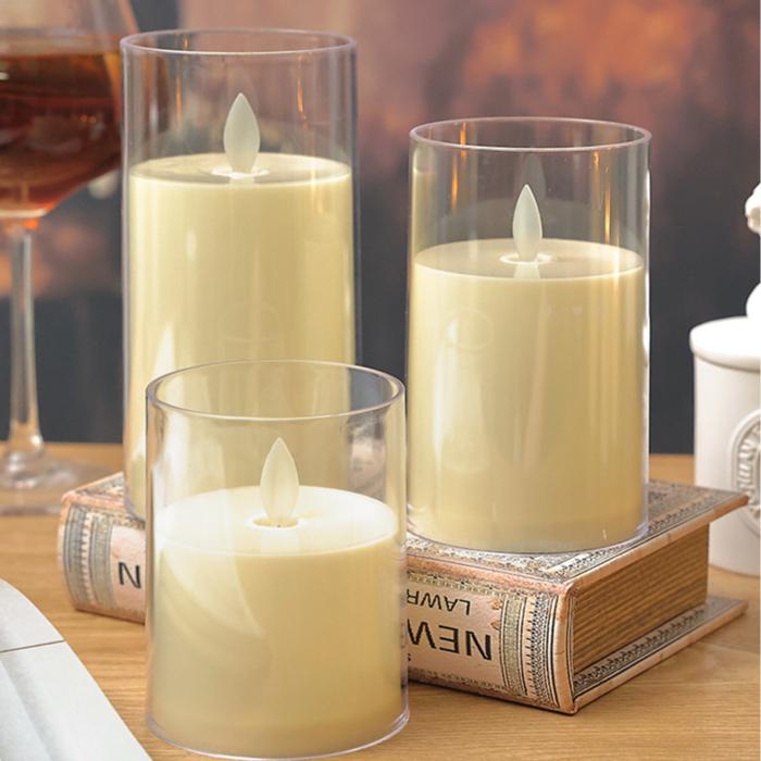 1/4/8 PCS LED Elektronische Kerze Konzert Candlelight Ornament Skript Töten Atmosphäre Licht Weihnachten Nachtlicht