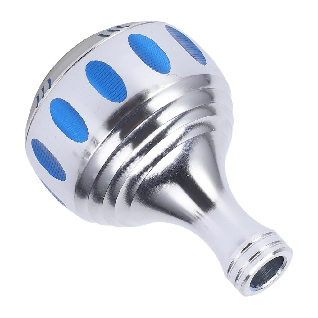 Fishing Reels Aluminum Alloy Holding Pill Lightweight Reel Handle Knob Fishing AccessorySilver Blue