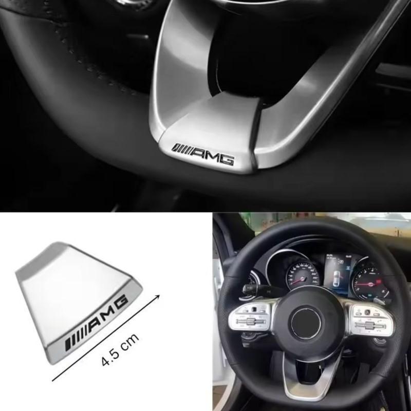 

Car Steering Wheel Badge Sticker Auto Interior Accessories For Mercedes Benz AMG A B C E M R G S Class GLA CLA CES CLS SLK GLK