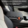 Car Armrest Pad Center Console Box Leather Cover Protector Cushion Accessories~