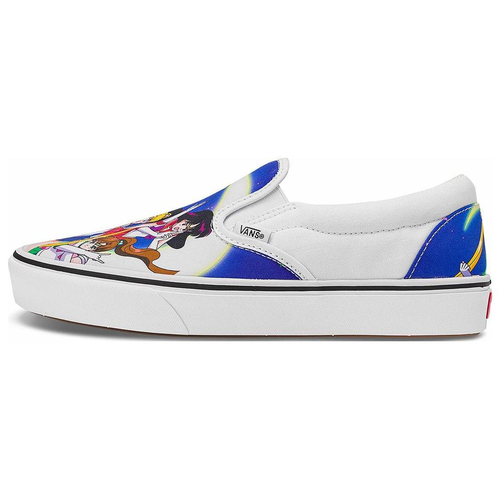Vans Sailor Moon X Classic Slip-On ComfyCush Pretty Guardian Unisex Sneakers Blue Multi VN0A7TNM448