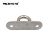 Stainless Steel Oval Door Latch Eye Plate & Buckle 304/316