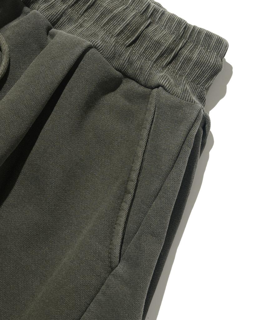 613SEOUL Heritage Pigment Wide Bermuda Pants (Khaki)