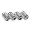 ABP3  4Pcs Car for Nissan Wheel Tire Valve Caps Stem Protection Covers Micra Qashqai GTR Nismo 350Z Kicks Maxima X-Trail NV200 Versa