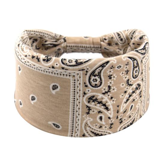 Large Bandeau Bohème Respirant Extensible Yoga Entraînement Cheveux Noués Femmes Africaines Filles Enveloppement de Tête Accessoires pour Cheveux